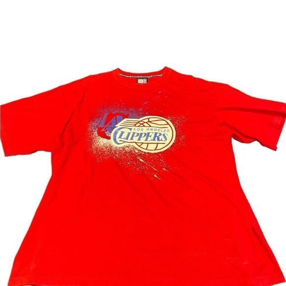 Ladies 90s NBA Los Angeles Clippers T-shirt logo size 2XL - Picture 6 of 6
